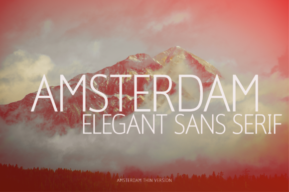 Amsterdam Thin: The Elegant Sans Serif Typeface for Modern Web Design