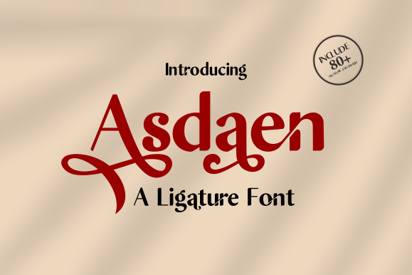 Asdaen: The Serif Typeface That Elevates Every Campaign Visual
