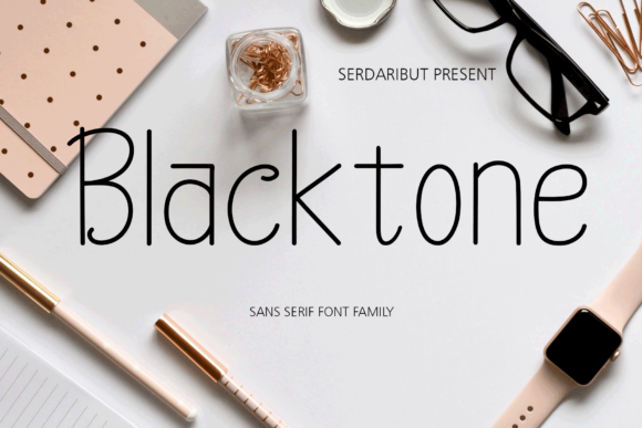 Black Tone: The Elegant Sans Serif Typeface for Handmade Brands