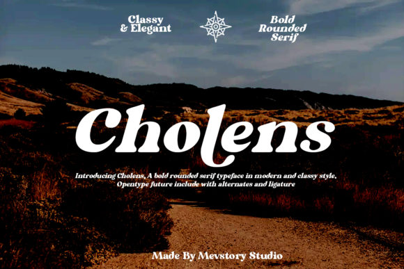 Cholens: The Elegant Serif Font for Modern Branding