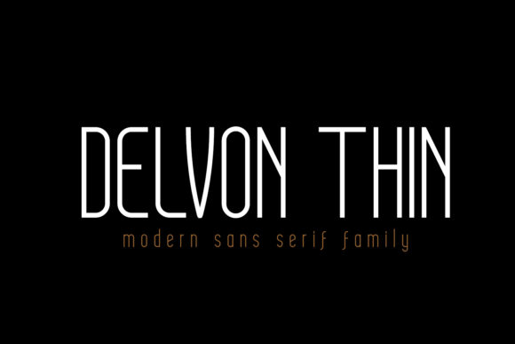Delvon Thin: The Minimal Typeface for Scroll-Stopping Campaigns