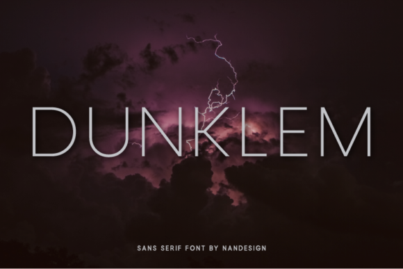 Dunklem: The Perfect Sans Serif Font for Handmade Labels and Signs