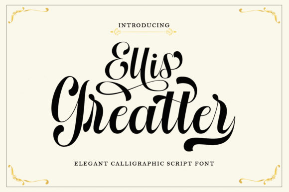 Ellis Greatter: The Script Amp Typeface That Elevates Campaign Visuals