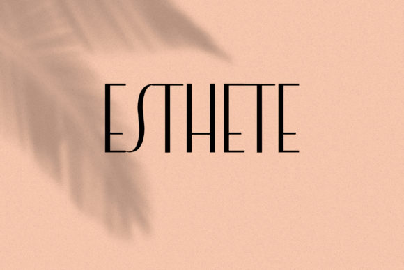 Esthete: The Elegant Sans Serif Font for Handmade Creators