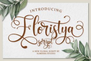 Floristya: A Playful Script Amp for Editorial Design