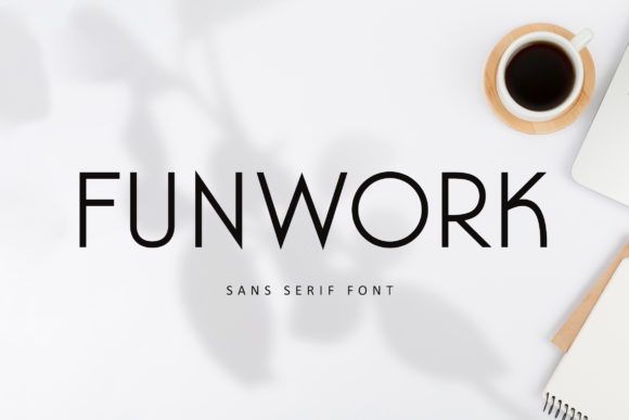 Funwork: A Modern Sans Serif Typeface for Editorial Projects