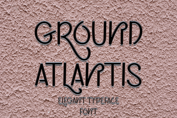 Ground Atlantis: The Elegant Sans Serif Typeface for Polished Branding