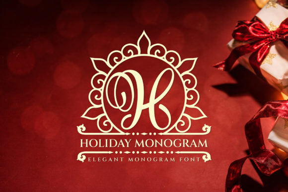 Holiday Monogram: The Handwritten Typeface for Polished Web Design