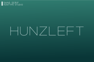 Hunzleft: The Modern Sans Serif Font for Polished Brand Identity