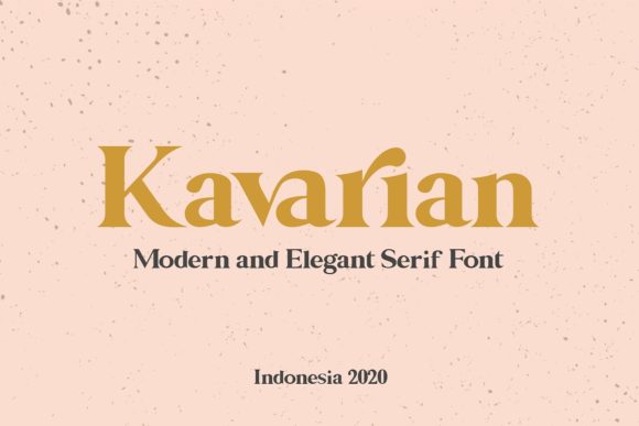Kavarian: The Serif Typeface That Elevates Digital Branding
