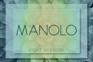 Manolo Light: A Modern Sans Serif Typeface for Web Design