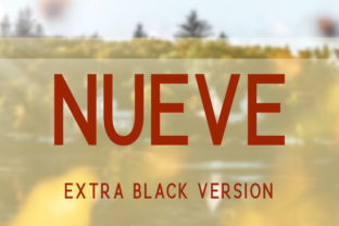 Nueve Extra Black: A Premium Sans Serif for Bold Web Design