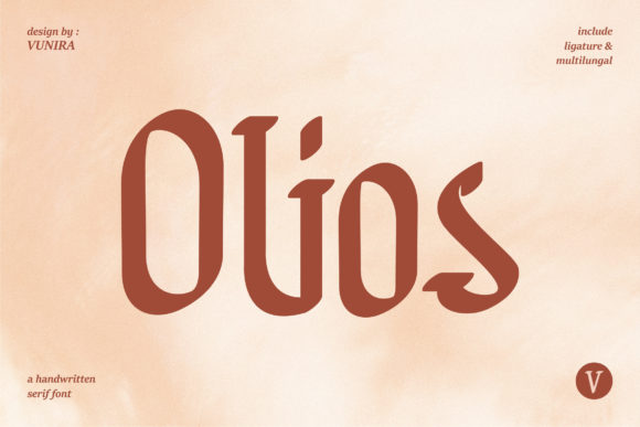 Olios: A Charming Serif Typeface for Digital Storytelling
