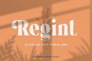 Regint: A Luxurious Serif Typeface for Modern Web Design