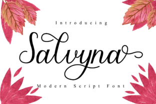 Salvyna: The Elegant Script Font for Handmade Labels and Branding