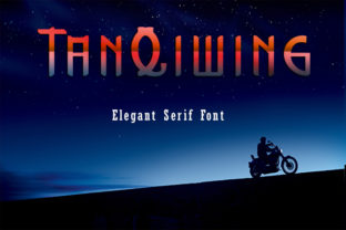 TanQiwing: The Futuristic Serif Font for Scroll-Stopping Campaigns