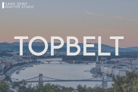 Topbelt: The Minimal Sans Serif Font for Modern Branding