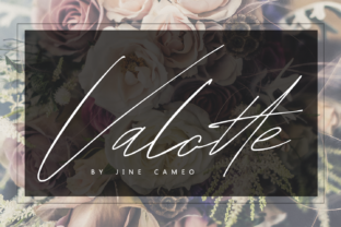 Valotte: A Playful Script Typeface for Authentic Branding