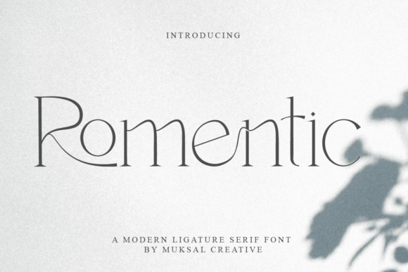 Why Romentic Is the Perfect Serif Font for Editorial Design