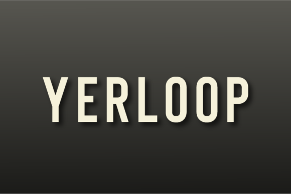 Yerloop: The Simple Sans Serif Font for Polished Branding